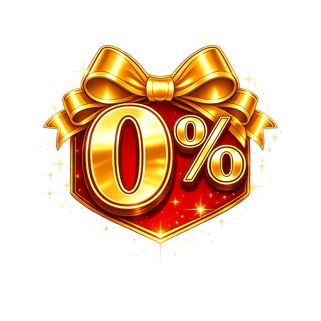 0% installment available